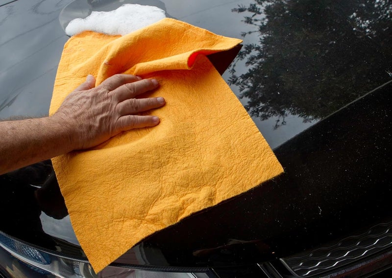 Flinka The Original Reusable Shammy Cloth 20" x 14" - Super Absorbent Chamois Towel - Great for Cars, Boats, Trucks, and RVs - Natural Viscose Sponge Cloth - Eco Friendly (1 Pack) - Image 2